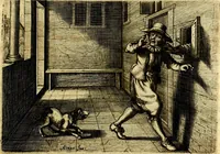 Picture 16 of 56 from Iohannis de Brunes I.C. Emblemata of Zinne-werck : voorghestelt, in Beelden, ghedichten, en breeder uijt-legginghen, tot uijt-druckinghe, en verbeteringhe van verscheijden feijlen onser eeuwe (1661), leaf 122