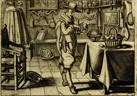 An illustration from Iohannis de Brunes I.C. Emblemata of Zinne-werck : voorghestelt, in Beelden, ghedichten, en breeder uijt-legginghen, tot uijt-druckinghe, en verbeteringhe van verscheijden feijlen onser eeuwe (1661)