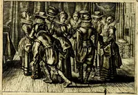An illustration from Iohannis de Brunes I.C. Emblemata of Zinne-werck : voorghestelt, in Beelden, ghedichten, en breeder uijt-legginghen, tot uijt-druckinghe, en verbeteringhe van verscheijden feijlen onser eeuwe (1661)