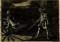 An illustration from Iohannis de Brunes I.C. Emblemata of Zinne-werck : voorghestelt, in Beelden, ghedichten, en breeder uijt-legginghen, tot uijt-druckinghe, en verbeteringhe van verscheijden feijlen onser eeuwe (1661)