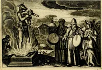 An illustration from Iohannis de Brunes I.C. Emblemata of Zinne-werck : voorghestelt, in Beelden, ghedichten, en breeder uijt-legginghen, tot uijt-druckinghe, en verbeteringhe van verscheijden feijlen onser eeuwe (1661)