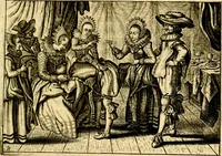 An illustration from Iohannis de Brunes I.C. Emblemata of Zinne-werck : voorghesteet, In Beelden, ghedichten, en breeder uijt-legginghen tot uijt-druckinghe, en verbeteringhe van verscheijden teijlen onser eeuwe. Spe et metu (1624)