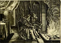 Picture 81 of 89 from Iohannis de Brunes I.C. Emblemata of Zinne-werck : voorghesteet, In Beelden, ghedichten, en breeder uijt-legginghen tot uijt-druckinghe, en verbeteringhe van verscheijden teijlen onser eeuwe. Spe et metu (1624), leaf 354