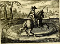 An illustration from Iohannis de Brunes I.C. Emblemata of Zinne-werck : voorghesteet, In Beelden, ghedichten, en breeder uijt-legginghen tot uijt-druckinghe, en verbeteringhe van verscheijden teijlen onser eeuwe. Spe et metu (1624)