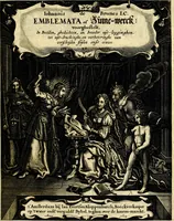 Picture 2 of 89 from Iohannis de Brunes I.C. Emblemata of Zinne-werck : voorghesteet, In Beelden, ghedichten, en breeder uijt-legginghen tot uijt-druckinghe, en verbeteringhe van verscheijden teijlen onser eeuwe. Spe et metu (1624), leaf 6