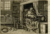 Picture 28 of 100 from Iohannis de Brunes I.C. Emblemata of zinne-werck : voorghestelt in beelden, ghedichten, en breeder uijt-legginghen, tot uijt-druckinghe en verbeteringhe van verscheijden feijlen onser eeuwe (1636), leaf 122
