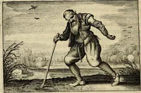 An illustration from Iohannis de Brunes I.C. Emblemata of zinne-werck : voorghestelt in beelden, ghedichten, en breeder uijt-legginghen, tot uijt-druckinghe en verbeteringhe van verscheijden feijlen onser eeuwe (1636)