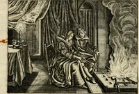 Picture 90 of 100 from Iohannis de Brunes I.C. Emblemata of zinne-werck : voorghestelt in beelden, ghedichten, en breeder uijt-legginghen, tot uijt-druckinghe en verbeteringhe van verscheijden feijlen onser eeuwe (1636), leaf 360