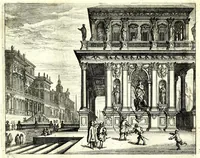 Picture 4 of 32 from Iohann Wilhelm Bauren Underschidliche Prospecten, welche er in dennen Landen Italiae und dan auf seiner Heimreis Friaul, Karnten, Stejr nach dem Leben gezeichnet (1681), leaf 13