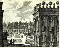 Picture 15 of 32 from Iohann Wilhelm Bauren Underschidliche Prospecten, welche er in dennen Landen Italiae und dan auf seiner Heimreis Friaul, Karnten, Stejr nach dem Leben gezeichnet (1681), leaf 37