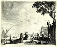 Picture 19 of 32 from Iohann Wilhelm Bauren Underschidliche Prospecten, welche er in dennen Landen Italiae und dan auf seiner Heimreis Friaul, Karnten, Stejr nach dem Leben gezeichnet (1681), leaf 51