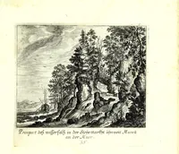 Picture 28 of 32 from Iohann Wilhelm Bauren Underschidliche Prospecten, welche er in dennen Landen Italiae und dan auf seiner Heimreis Friaul, Karnten, Stejr nach dem Leben gezeichnet (1681), leaf 79