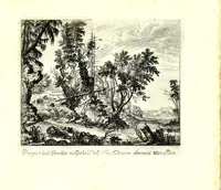 Picture 29 of 32 from Iohann Wilhelm Bauren Underschidliche Prospecten, welche er in dennen Landen Italiae und dan auf seiner Heimreis Friaul, Karnten, Stejr nach dem Leben gezeichnet (1681), leaf 81