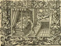 Picture 106 of 181 from Iohan. Posthii Germershemii Tetrasticha in Ovidii Metam. lib. XV. qvibus accesserunt Vergilij Solis figurae elegantiss. & iam primùm in lucem editae = Schoene Figuren auss dem fuertrefflichen Poeten Ouidio, allen Malern, Goldtschmiden, und Bildthauwern, zü nutz unnd gütem mit fleiss gerissen (1563), leaf 126