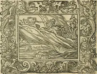 Picture 111 of 181 from Iohan. Posthii Germershemii Tetrasticha in Ovidii Metam. lib. XV. qvibus accesserunt Vergilij Solis figurae elegantiss. & iam primùm in lucem editae = Schoene Figuren auss dem fuertrefflichen Poeten Ouidio, allen Malern, Goldtschmiden, und Bildthauwern, zü nutz unnd gütem mit fleiss gerissen (1563), leaf 131