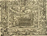 Picture 124 of 181 from Iohan. Posthii Germershemii Tetrasticha in Ovidii Metam. lib. XV. qvibus accesserunt Vergilij Solis figurae elegantiss. & iam primùm in lucem editae = Schoene Figuren auss dem fuertrefflichen Poeten Ouidio, allen Malern, Goldtschmiden, und Bildthauwern, zü nutz unnd gütem mit fleiss gerissen (1563), leaf 144