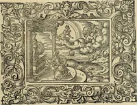 Picture 142 of 181 from Iohan. Posthii Germershemii Tetrasticha in Ovidii Metam. lib. XV. qvibus accesserunt Vergilij Solis figurae elegantiss. & iam primùm in lucem editae = Schoene Figuren auss dem fuertrefflichen Poeten Ouidio, allen Malern, Goldtschmiden, und Bildthauwern, zü nutz unnd gütem mit fleiss gerissen (1563), leaf 162