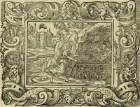 Picture 143 of 181 from Iohan. Posthii Germershemii Tetrasticha in Ovidii Metam. lib. XV. qvibus accesserunt Vergilij Solis figurae elegantiss. & iam primùm in lucem editae = Schoene Figuren auss dem fuertrefflichen Poeten Ouidio, allen Malern, Goldtschmiden, und Bildthauwern, zü nutz unnd gütem mit fleiss gerissen (1563), leaf 163