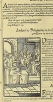 An illustration from Iohan. VVolfii I. C. Lectionum memorabilium et reconditarum centenarii XVI. : Habet hic lector doctorum ecclesiae, vatum, politicorum, philosophorum, historicorum, aliorumq[ue] sapientum & eruditorum pia, grauia, mira, arcana, & stupenda; iucunda simul & vtilia, dicta, scripta, atq[ue] facta; Vaticinia item vota, omina, mysteria, hieroglyphica, miracula, visiones, antiquitates, monumenta, testimonia, exempla virtutu[m], vitiorum, abusuum; typos insuper, picturas, atq[ue] imagines: Sed et ipsius coeli ac naturae horrenda signa, ostenta, monstra, atq[ue] portenta: His interiuncti sunt quoq[ue] omnes sacri prophaniq[ue] ordines: Ex quibus omnibus cum praeteriti status in ecclesia, republica, & communi vita consideratio; tum impendentium euentuum, ac indies magis magisq[ue] ingrauescentium malorum praesagitio: sed & multorum abstrusorum hactenus desideratorum reuelatio ob oculos perspicuè ponitur (1600)