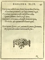 An illustration from Io. Mercerii I.C. Emblemata (1592)