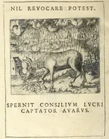 Picture 11 of 30 from Io. Mercerii I.C. Emblemata (1592), leaf 54