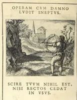 An illustration from Io. Mercerii I.C. Emblemata (1592)