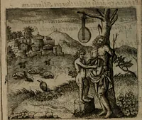 An illustration from Io. Mercerii I.C. Emblemata (1592)