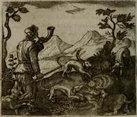 An illustration from Io. Mercerii I.C. Emblemata (1592)