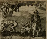 An illustration from Io. Mercerii I.C. Emblemata (1592)