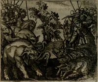 An illustration from Io. Mercerii I.C. Emblemata (1592)