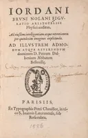 An illustration from Iordani Bruni Nolani Figuratio Aristotelici physici auditus ad eiusdem intelligentiam atque retentionem per quindecim imagines explicanda (1586)
