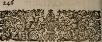 An illustration from Iosephi Anchietae Societatis Jesu sacerdotis in Brasilia defuncti vita. Ex I I S, que de eo petrus roterigius societatis Iesu Preafes prouincialis in Brasilia...prodit nunc primum (1617)