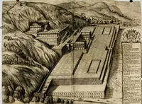 An illustration from Iosephi Mariae Suaresij episcopi vasionensis Praenestes antiquae libri duo (1655)