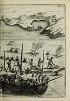An illustration from Iournael ofte gedenckwaerdige beschrijvinghe vande Oost-Indische reyse van Willem Ysbrantsz. Bontekoe van Hoorn : begrijpende veel wonderlijcke en gevaerlijcke saecken hem daer in wedervaren : begonnen den 18. December 1618. en vol-eynt den 16. November 1625 (1646)