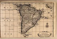 Picture 1 of 15 from Iournalen van drie voyagien, : te weten: 1. Van Mr. Thomas Candish, met drie schepen door de Magallaensche Straet rondom de werelt, inden jare 1586, 1587, en 1588. ... 2. Vande Heer Fransoys Draeck, ende Heer Jan Haukeins, ridderen, naer West-Indien gepretendeert Panama in te nemen ... in den jare 1593. Noch een beschryvinge vande zee vaert der geheeler werelt. Nassausche vloot, 3. ofte beschryvinge vande voyagie om den gantschen aert-kloot, door de Straet Lemaire, onder 't beleydt vanden Admirael Iaques L'Heremite, inde jaren 1623, 1624, 1625, en 1626. : Wy hebben hier achter by ghevoeght en beschrijvinghe vande regeringhe van Peru, door Pedro de Madriga ... met een kort verhael van Chili. Als mede een verhael van Capiteyn Pedro Fernandes de Quir ... aengaende de ontdeckinghe van't onbekent Austrialia . (1643), leaf 11