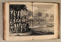 An illustration from Iournal ou description du merveilleux voyage de Guilliaume Schouten, Hollandois natif de Hoorn, : fait es années 1615, 1616 & 1617. Comme (en circumnavigeant le globe terrestre) il a decouvert vers le zud du destroit de Magellan un nouveau passage, jusques à la grand mer de Zud. Ensemble, des avantures admirables qui luy sont advenues en descouvrant de plusieurs isles, & peuples estranges. (1618)