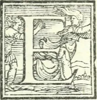 An illustration from I piacevoli et ingeniosi discorsi in piv lettere compresi, e ne la lingua antica uolgari dechiariti. Nei qvali si contengono varii cherebizzi, e fantastiche fantasi philosophiche in varie materie, pur sempre à le uertù accostate (1557)