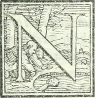 An illustration from I piacevoli et ingeniosi discorsi in piv lettere compresi, e ne la lingua antica uolgari dechiariti. Nei qvali si contengono varii cherebizzi, e fantastiche fantasi philosophiche in varie materie, pur sempre à le uertù accostate (1557)