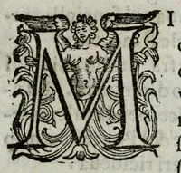 An illustration from I pomi d'oro / di Gio. Francesco Angelita, Roco Accademico Disuguale ; doue si contengono due lettioni, de' fichi l'vna, e de' melloni l'altra ; nelle quali non solo si scorgono le lor lodi, e le loro eccellenze, ma si scoprono molti segreti per vsarli, e per cultiuarli ; e si notano molti errori di diuersi grand'huomini intorno al loro sentimento ; aggiuntavi vna lettione della lvmaca doue si pruoua, ch'ella sia maestra della vita human .. (1607)