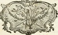 An illustration from I pregj delle belle arti : orazione e componimenti poetici detti in Campidoglio in occasione della festa del Concorso ai premj, celebrata dall'insigne Accademia del disegno di S. Luca : essendo principe di essa il signor Mauro Fontana, l'anno MDCCLXII alla santità di N. Signore Clemente XIII. P.M (1762)