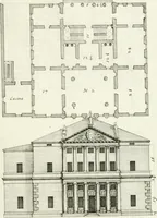 Picture 43 of 147 from I quattro libri dell'architettura di Andrea Palladio : ne quali dopo un breve trattato de' cinque ordini, e di quelli avvertimenti, che sono più necessarj nel fabbricare : si tratta delle case private, delle vie, dei ponti, delle piazze, dei xisti, e dei tempj (1790), leaf 110