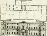 Picture 50 of 147 from I quattro libri dell'architettura di Andrea Palladio : ne quali dopo un breve trattato de' cinque ordini, e di quelli avvertimenti, che sono più necessarj nel fabbricare : si tratta delle case private, delle vie, dei ponti, delle piazze, dei xisti, e dei tempj (1790), leaf 124