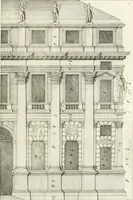 An illustration from I quattro libri dell'architettura di Andrea Palladio : ne quali dopo un breve trattato de' cinque ordini, e di quelli avvertimenti, che sono più necessarj nel fabbricare : si tratta delle case private, delle vie, dei ponti, delle piazze, dei xisti, e dei tempj (1790)