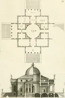 An illustration from I quattro libri dell'architettura di Andrea Palladio : ne quali dopo un breve trattato de' cinque ordini, e di quelli avvertimenti, che sono più necessarj nel fabbricare : si tratta delle case private, delle vie, dei ponti, delle piazze, dei xisti, e dei tempj (1790)