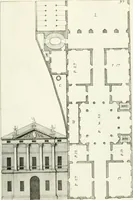 Picture 59 of 147 from I quattro libri dell'architettura di Andrea Palladio : ne quali dopo un breve trattato de' cinque ordini, e di quelli avvertimenti, che sono più necessarj nel fabbricare : si tratta delle case private, delle vie, dei ponti, delle piazze, dei xisti, e dei tempj (1790), leaf 142
