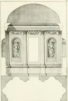 An illustration from I quattro libri dell'architettura di Andrea Palladio : ne quali dopo un breve trattato de' cinque ordini, e di quelli avvertimenti, che sono più necessarj nel fabbricare : si tratta delle case private, delle vie, dei ponti, delle piazze, dei xisti, e dei tempj (1790)