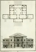 An illustration from I quattro libri dell'architettura di Andrea Palladio : ne quali dopo un breve trattato de' cinque ordini, e di quelli avvertimenti, che sono più necessarj nel fabbricare : si tratta delle case private, delle vie, dei ponti, delle piazze, dei xisti, e dei tempj (1790)