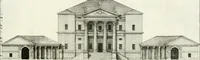 An illustration from I quattro libri dell'architettura di Andrea Palladio : ne quali dopo un breve trattato de' cinque ordini, e di quelli avvertimenti, che sono più necessarj nel fabbricare : si tratta delle case private, delle vie, dei ponti, delle piazze, dei xisti, e dei tempj (1790)