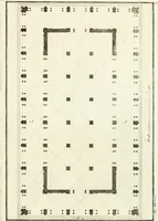 An illustration from I quattro libri dell'architettura di Andrea Palladio : ne quali dopo un breve trattato de' cinque ordini, e di quelli avvertimenti, che sono più necessarj nel fabbricare : si tratta delle case private, delle vie, dei ponti, delle piazze, dei xisti, e dei tempj (1790)