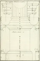 An illustration from I quattro libri dell'architettura di Andrea Palladio : ne quali dopo un breve trattato de' cinque ordini, e di quelli avvertimenti, che sono più necessarj nel fabbricare : si tratta delle case private, delle vie, dei ponti, delle piazze, dei xisti, e dei tempj (1790)